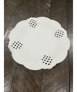 Vintage Tirschenreuth Bavaria Germany Scallop Lace White 8” Plate - €16,94 EUR