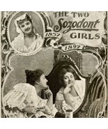 Two Sozodont Girls Dentrifice 1897 Advertisement Victorian Toothpaste AD... - $54.69 CAD