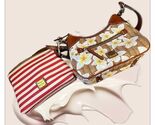 Dooney &amp; Bourke Small Hobo Plumeria Brown or Crossbody Red Stripe choose - $68.37+