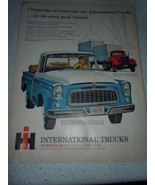 Vintage International Trucks Print Magazine Advertisement 1960 - $93.33 MXN