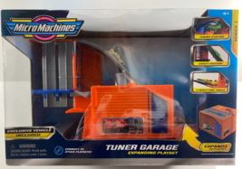 Micro Machines Tuner Garage Expanding Playset Series 1 Vehicle Included New - £19.41 GBP