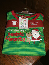 Carter&#39;s Just One You Long Sleeve Bodysuit Santa&#39;s Favorite 6 mo&#39;s. (New) - $4.46