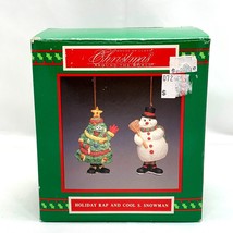 Christmas Ornaments Holiday Rap and Cool Snowman Christmas Around the World - $14.54