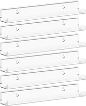 Lifewit Floating Shelves For Vinyl Record, 6 Pack 12&quot; Clear Acrylic Wall... - $557.07 MXN
