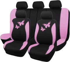 Flying Banner Butterfly car seat Covers ful Set Fashion Universal Lady W... - $1,394.04 MXN