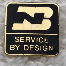 Burlington Northern Gold Tone Pin Railroad Service By Design - £9.51 GBP