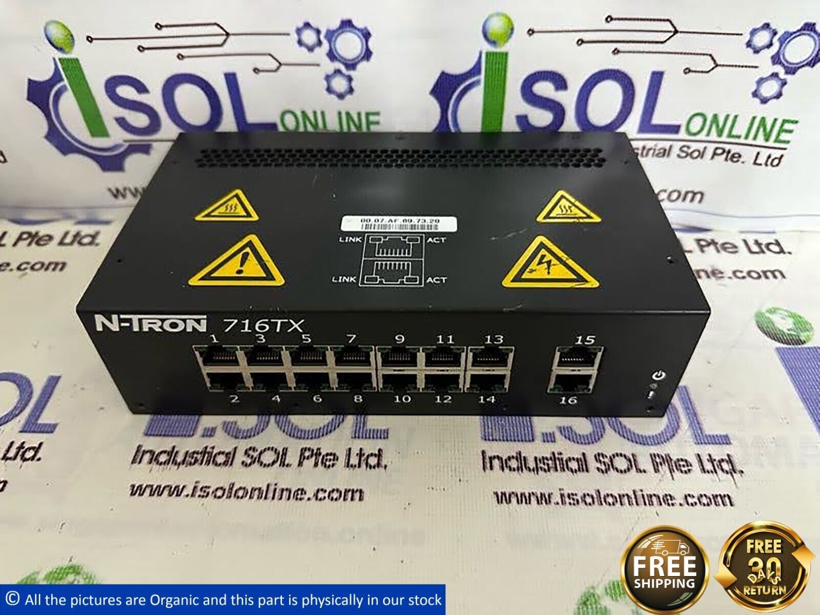 N-TRON 716TX 16 Port Managed Ethernet Switch Industrial Grade Red Lion C... - $849.00