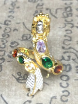 Rare Naga Gemstone  Magic Ring Lucky Protective Powerful Blessed Thai Am... - $14.99
