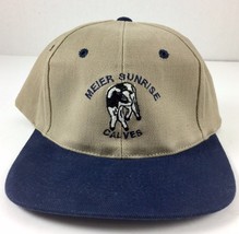 Trucker Style Snapback Hat Meier Sunrise Calves Tan Blue Hat Sundance Fa... - £14.07 GBP
