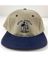 Trucker Style Snapback Hat Meier Sunrise Calves Tan Blue Hat Sundance Fa... - £14.21 GBP