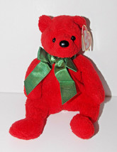 Ty Beanie Baby Mistletoe Plush 6in Teddy Bear Stuffed Animal Retired Tag... - £7.89 GBP