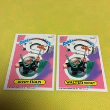 1987 Topps Garbage Pail Kids Series 8 Divin&#39; Ivan 307a &amp; Walter Sport 30... - $9.95