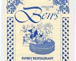 Ben&#39;s Family Restaurant Menu Brandon Blvd in Brandon Florida  - £14.24 GBP