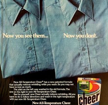 Cheer All Temperature Laundry Detergent 1979 Advertisement Vintage DWKK5 - £19.98 GBP