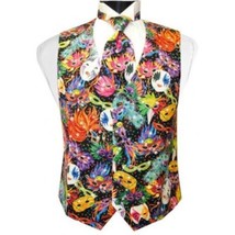Bal Masque Mardi Gras Tuxedo Vest and Tie - £118.68 GBP