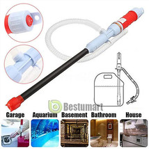 Battery Powered Electric Fuel Transfer Siphon Pump Gas Oil Water Liquid ... - $30.99