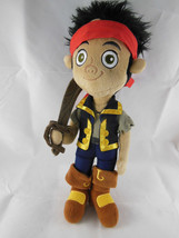 Disney Jake and the Neverland Pirates 12 inch Plush Doll with sword Nice... - $6.92
