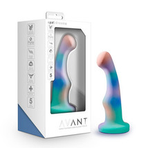 Avant Opal Dreams 6 in. Silicone Dildo with Suction Cup Aqua - £41.55 GBP