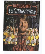 1982 Miller Brewing Company Beer Print Ad Vintage Its Miller Time 8.5&quot; x... - £15.09 GBP