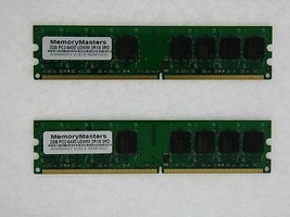 4GB pc2-6400 2 X 2GB Low Density NON-ECC Pc Ram Hp Dell 240p Desktop Memory ddr2 - £21.87 GBP
