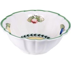 Villeroy &amp; Boch FRENCH GARDEN FLEURENCE Fluted Rice Bowl 20 Ounces - £29.41 GBP