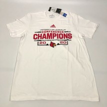 Adidas Louisville Cardinals Mens T Shirt S Small White Amplifier Tee NWT 2020 - £23.12 GBP