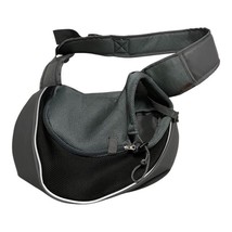 Gray Mesh Pet Sling Carrier Bag for Small Dogs or Cats – Hands-Free Cros... - $33.91 CAD