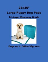 450-23x36&quot; Quilted 4-Layer Puppy Pads Reusable 2-3x&#39;s Extra Absorbing - £98.32 GBP