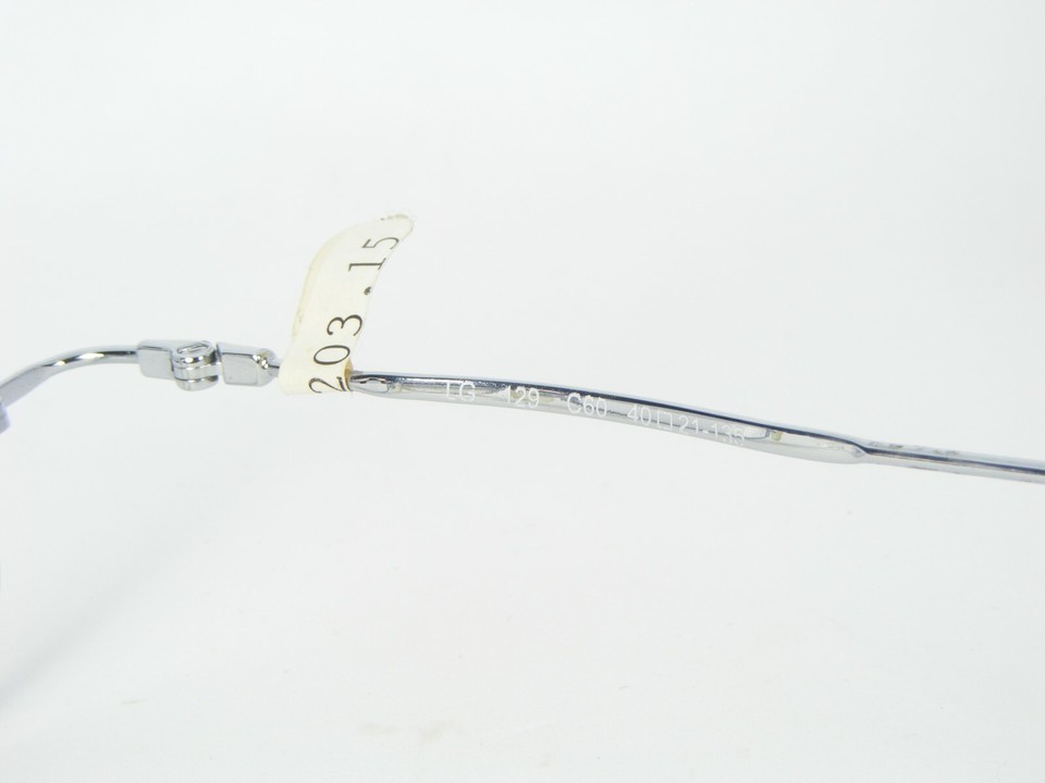NEW COCOON LG 129 C60 SILVER /OTHER EYEGLASSES GLASSES METAL FRAME 40-21-135mm Item image 7