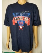 Vintage 1999 Hockey Tee Shirt Canada vs America Thanksgiving Tournament ... - £10.90 GBP