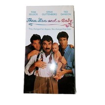 Three Men and a Baby 1987 VHS Movie Touchstone PG Factory Sealed Watermark - £4.70 GBP