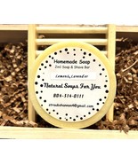 Shea Butter Glycerin &quot;Lemon Lavender” Soap &amp; Shave Bar - $6.99