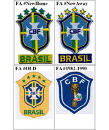 Brazil FIFA National Football Team FA Badge Iron On Embroidered Patch - $9.99