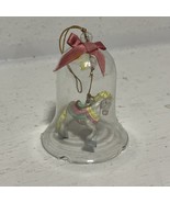 Vintage Carousel Horse Bell Shaped Ornament - £7.59 GBP