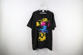 Vintage 90s Mens XL Set Them Free Tour Sting Band Short Sleeve T-Shirt Black USA - £54.49 GBP