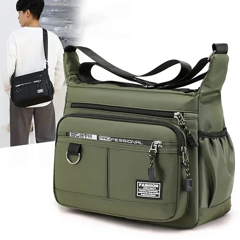 Dy shoulder bags men small sling pack for work business waterproof oxford packs satchel thumb200