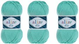 Alize Diva Plus Silk 100% Microfiber Acrylic and Mercerized Effect Knitting 3 DK - £21.48 GBP