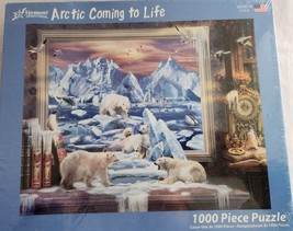 Arctic Coming to Life 1000 Piece Jigsaw Puzzle Vermont Christmas GIFT NE... - $19.78