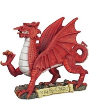 The red fire breathing dragon of Wales sculpture (dt - $1,979.99