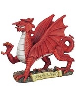 The red fire breathing dragon of Wales sculpture (dt - £1,582.71 GBP