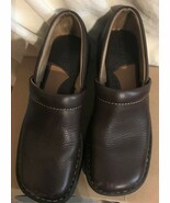 Vintage Born Enclosed Heel Clogs Sz. 37 Brown Pre-owned - $22.50