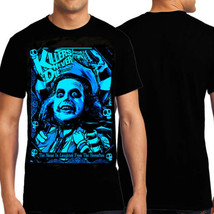 KND Bio Exorcist Betelgeuse Ghost Bettlejuice Tim Burton Mens T-Shirt Black NEW - $17.59