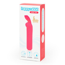 Happy Rabbit Rechargeable Silicone Bullet Vibrator With Ears Pink - £34.57 GBP
