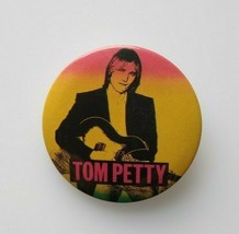 Tom Petty Vintage 1989 Badge Button Pin Rock Music Unused Old Stock 1.5&quot; Pinback - $22.33