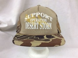 trucker hat baseball cap Support Operation Desert Storm retro vintage SnapBack - £31.89 GBP