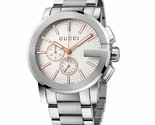 Gucci  YA101201 G-Chrono Chronograph Rose Gold Stainless Steel Men&#39;s Watch - £569.39 GBP