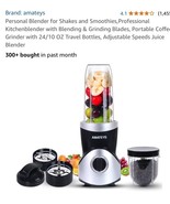 Personal Blender for Shakes and Smoothies,Professional Kitchen Blender with - $68.05 CAD