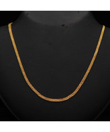 22 Carat Hallmark Golden Gold 9&quot; Wheat Chain Girls Gift Inexpensive Jewelry - £2,736.17 GBP