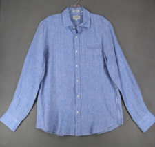 Hartford Alternative Classics 100% Linen LS Slim Fit Button Up Shirt Men... - $28.43