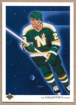 Upper Deck 1990 Brian Bellows Minnesota North Stars #308    CL, TC   Hockey - $1.98